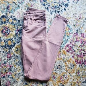 MAVI Alissa high rise super skinny coral jeans NWoT